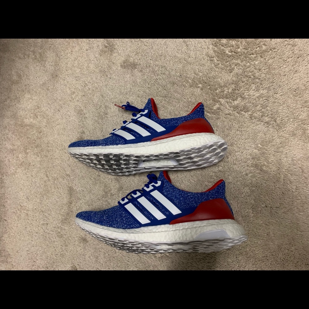 Adidas ultraboost red white blue